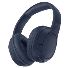 Belkin AUD009HQBL cuffia e auricolare Cuffie Wireless A Padiglione Musica e Chiamate USB tipo-C Bluetooth Blu