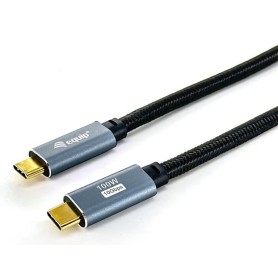Equip 128359 Cavo USB 3.2 Gen 2 da C a C, M/M, 3,0 m, PD100W , 4K/60Hz, 10Gbps, nero
