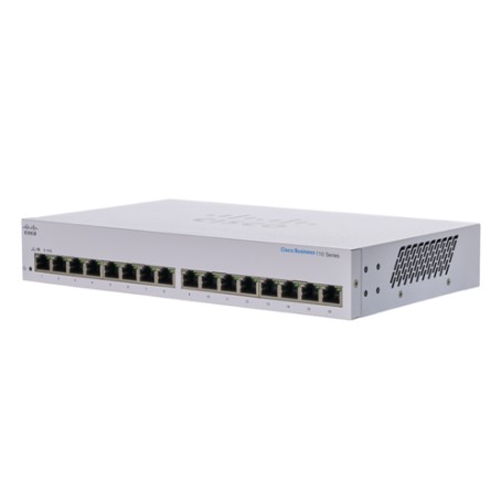 Cisco CBS110 Non gestito L2 Gigabit Ethernet (10/100/1000) Grigio (CBS110-16T-UK)