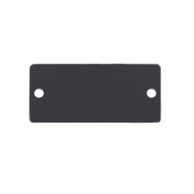 Kramer Electronics W-BLANK(B) Placca copripresa e copri interruttori Nero (85-820299)