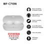 Sony U.K. WFC710NW.CE7 cuffia e auricolare Cuffie True Wireless Stereo (TWS) In-ear Musica/Giornaliera USB tipo-C Bluetooth Bian