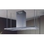 CAPPA ELEA CENTRALE cm176x60 camino centrale - Inox - 900 m3/h