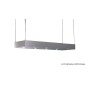 CAPPA MENSOLA ISOLA cm 116X54 - Inox - 900 m3/h