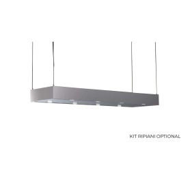 CAPPA MENSOLA ISOLA cm 146X54 - Inox - 900 m3/h