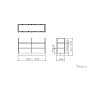 CAPPA MENSOLA ISOLA cm 176X54 - Inox - 900 m3/h