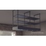 CAPPA MENSOLA ISOLA cm 146X54 - Nera - 900 m3/h