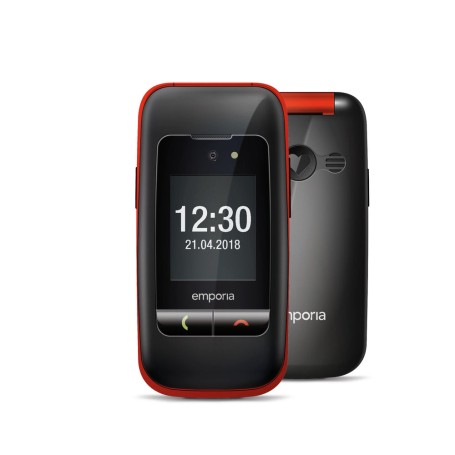 Emporia ONE 6,1 cm (2.4") 103 g Nero, Rosso (V200.V3.BK.01)