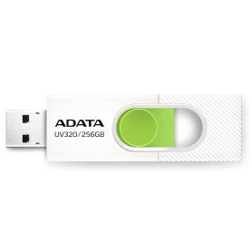 ADATA UV320 unità flash USB 256 GB USB tipo A 3.2 Gen 1 (3.1 Gen 1) Verde, Bianco (AUV320-256G-RWHGN)