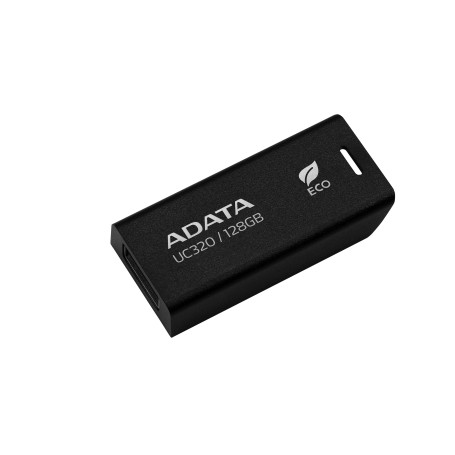 ADATA UC320 unità flash USB 128 GB USB tipo A 3.2 Gen 1 (3.1 Gen 1) Nero (UC320-128G-RBK/BK)