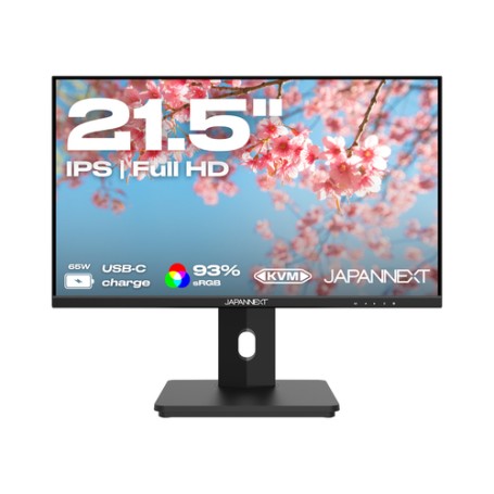 JAPANNEXT JN-I215FLFHSP-C65W Monitor PC 54,6 cm (21.5") 1920 x 1080 Pixel Full HD LCD Nero
