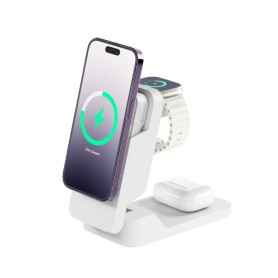 Alogic Matrix Ultimate 3-in-1-Wireless-Ladegerät mit 5.000 mAh MagSafe Power Bank (MFPB5KM-EU)