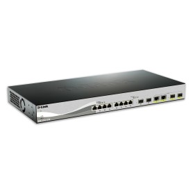 D-Link DXS-1210-12TC/E switch di rete Gestito L2 10G Ethernet (100/1000/10000) 1U Nero, Argento (DXS-1210-12TC/E)