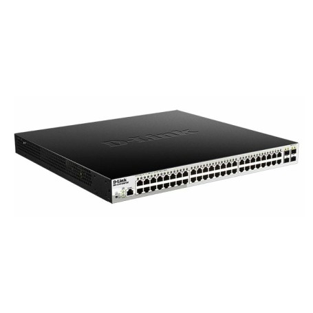 D-LINK SWITCH 48-PORT 10/100/1000BASE-T POE + 4-PORT 1 GBPS SFP PORTS METRO ETHERNET SWITCH (DGS-1210-52MP/ME)