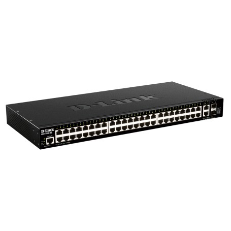D-Link DGS-1520-52/E switch di rete Gestito L3 10G Ethernet (100/1000/10000) 1U Nero (DGS-1520-52/E)