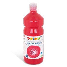 Primo 204BR1000300 colore a tempera 1000 ml Bottiglia Rosso (204BR1000300)