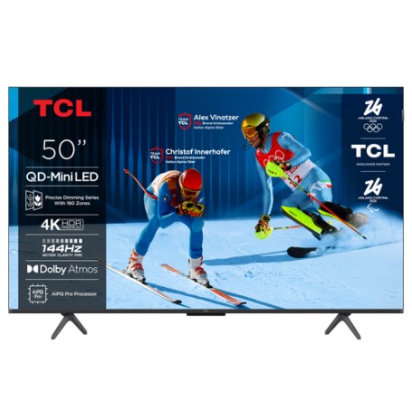 TCL C6K Serie Smart TV QD-MiniLED 4K 50" 50C6K, 144Hz, Dolby Vision IQ & Atmos, Google TV (50C61KS)