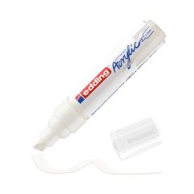 Edding E-5000922 marcatore permanente Punta smussata Bianco