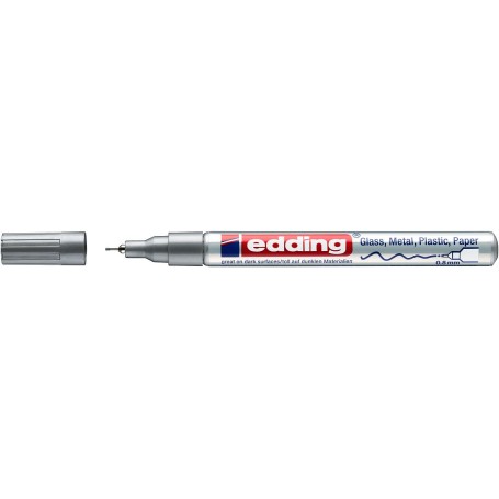 Edding 4-780-9-054 marcatore permanente Punta sottile Argento 1 pz (4-780-9-054)