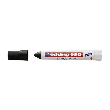 Edding 950 marcatore permanente Punta del pennello Nero 1 pz (4-950001)
