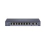 Hikvision Digital Technology DS-3E0310P-E/M switch di rete Non gestito L2 Fast Ethernet (10/100) Supporto Power (DS-3E0310P-E/M)