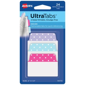 Avery Ultra Tabs Indice a linguetta vuota Blu, Rosa, Viola (74773)