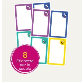 CF8 ETICHETTE LIBRI QUADERNI-SMILE (SCHOOL8S)