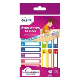 Avery RESMI30S etichetta autoadesiva Rettangolo Permanente Multicolore 30 pz