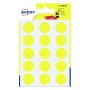 Avery PSA19J etichetta autoadesiva Rotondo Permanente Giallo 90 pz