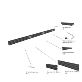 PRO SERIES PART BINARIO 348 CM NERO (MB3880)