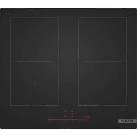 Bosch PVQ61CHB1E piano cottura Nero Da incasso 59.2 cm Piano cottura a induzione 4 Fornello(i)