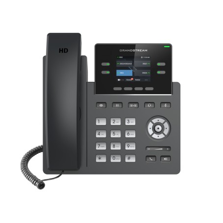 Grandstream Networks GRP2612P telefono IP Nero 2 linee TFT (GRP-2612P)