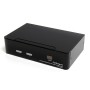 StarTech.com Switch KVM DVI USB 2 porte, con audio e hub USB 2.0 (SV231DVIUA)