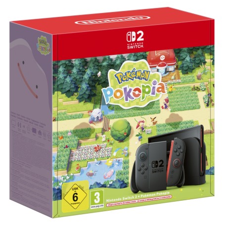 Nintendo Switch 2 & Pokemon Pokopia console da gioco portatile 20,1 cm (7.9") 256 GB Touch screen Wi-Fi Nero (10020008)