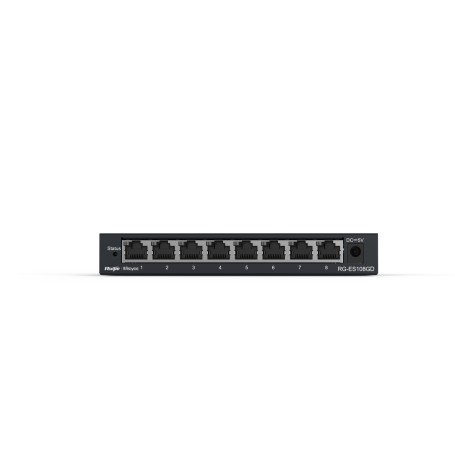 Ruijie Networks RG-ES108GD switch di rete Non gestito Gigabit Ethernet (10/100/1000) Nero