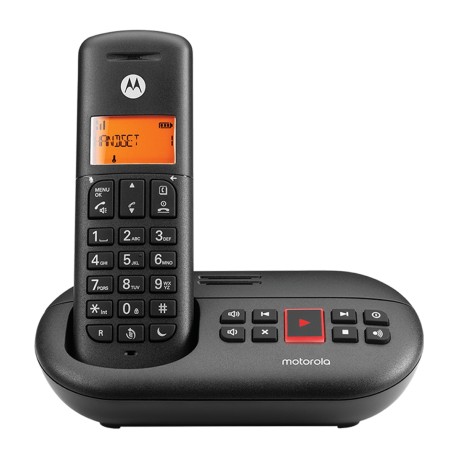 Motorola E211 Telefono DECT Identificatore di chiamata Nero (107E211)