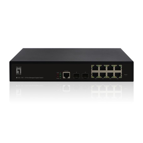 LevelOne GEL-1061 switch di rete Gestito L2 Gigabit Ethernet (10/100/1000) 19U Nero (GEL-1061)