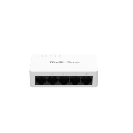 REYEE SWITCH NON GESTITO A 5 PORTE DA 10/100 MBPS (CHASSIS PLASTICO DESKTOP) (RG-ES05F)