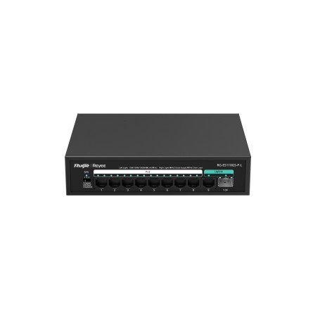 REYEE SWITCH POE NON GESTITO 10 PORTE GIGABIT 10/100/1000 MBPS (RG-ES110GS-P-L)
