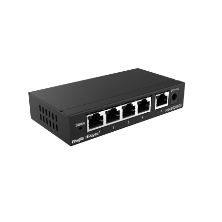 Ruijie Networks RG-ES205GC switch di rete Gestito L2 Gigabit Ethernet (10/100/1000) Nero