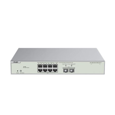 REYEE CLOUD SWITCH MANAGED L2 MULTI-GIGABIT 8 PORTE 2,5GB POE+, 2 PORTE UPLINK 10G SFP+ (RG-NBS3300-8MG2XS-P)