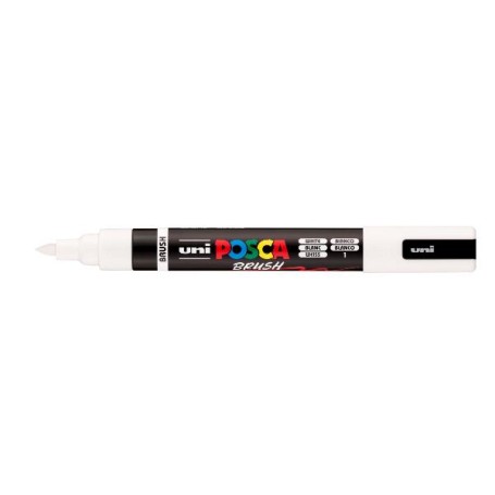 CF6 POSCA BRUSH BIANCO (MPC5BRBI)