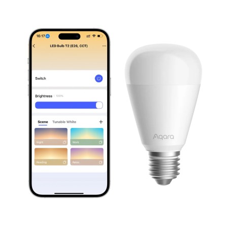 Aqara LED Bulb T2 Lampadina intelligente Bluetooth/Zigbee 10,5 W (LB-L02E)
