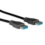 ROLINE 11.02.8971 cavo USB 3 m USB 3.2 Gen 1 (3.1 Gen 1) USB A Nero (RO11.02.8971)