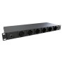 Vertiv PowerGo EP4G81A0 unità di distribuzione dell'energia (PDU) 6 presa(e) AC 1U Nero