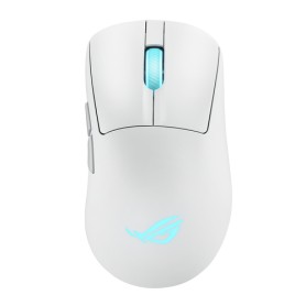 ASUS ROG Keris II Origin WHT mouse Gaming Mano destra RF Wireless + Bluetooth + USB Type-A Ottico 42000 DPI (90MP04A0-BMUA10)