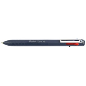Pentel BXC467-DC penna a sfera Nero, Blu, Verde, Rosso Penna a sfera retrattile a clip 1 pz
