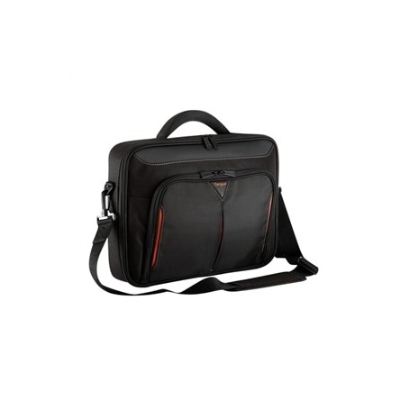 DELL Classic+ 35,6 cm (14") Valigetta ventiquattrore Nero, Rosso (CN414EU)