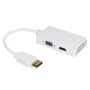 Link Accessori LKADAT21 cavo e adattatore video DisplayPort DVI-I + VGA (D-Sub) + HDMI Bianco (LKADAT21)