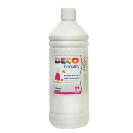 TEMPERA FLACONE 1000ML BIANCO (08808/01)