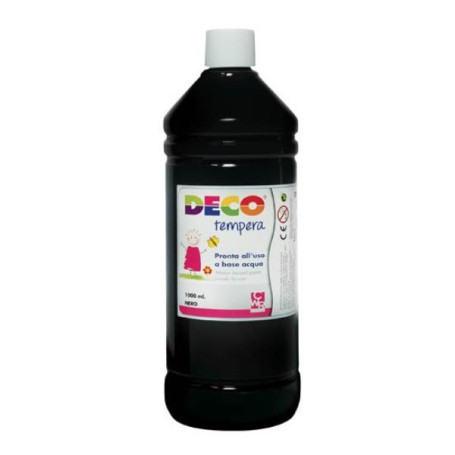 TEMPERA FLACONE 1000ML NERO (08808/02)